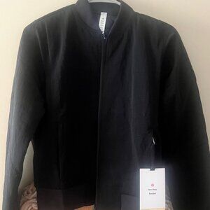 Lululemon Black Bomber Jacket Size 8 Brand New w/tags & Reversible!